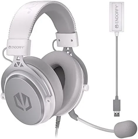 ENDORFY VIRO Plus USB Onyx White Auriculares Alámbrico Diadema Música/uso diario Blanco