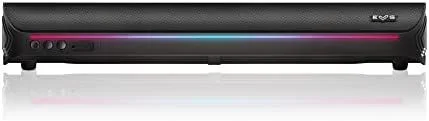 Energy Sistem Gaming Soundbar ESG 2 Sonar (10 W, Light, USB-C, Bluetooth, Audio-in, 2.0), Negro