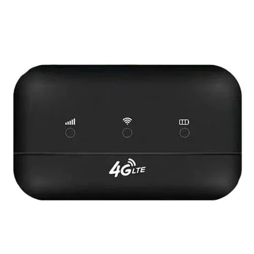 Enrutador Lt600 4G LTE con Luz Indicadora LED, Terminal Portátil para Coche, Enrutador SIM con Tarjeta WIFI Móvil