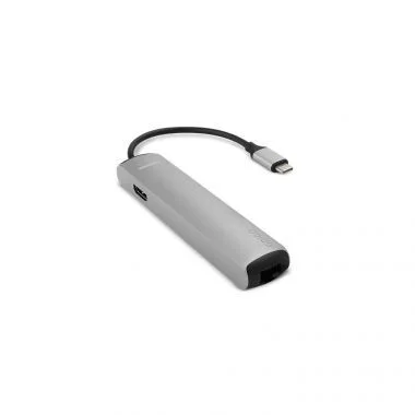 Epico 9915112100019 base para portátil y replicador de puertos USB 3.2 Gen 1 (3.1 Gen 1) Type-C Negro, Plata