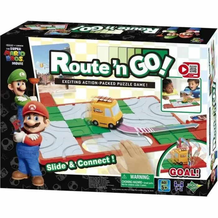 EPOCH Games Super Mario Bros. La película 7465 Route ‘n GO! Juego de Mesa