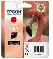 Epson Flamingo Cartucho T0877 rojo (etiqueta RF)