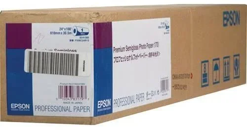 Epson Rollo de Premium Semigloss Photo Paper, 24″ x 30,5 m, 160 g/m²