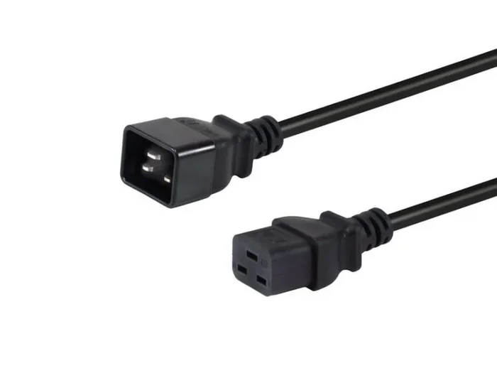 Equip 112131 cable de transmisión Negro 3 m IEC C20 IEC C19