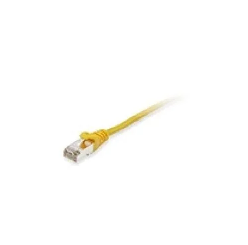 Equip – Cable de pares trenzados RJ45 Cat6A S/FTP (S-STP) PIMF 0,5 m Amarillo