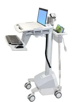 Ergotron SV42-6102-C mueble y soporte para dispositivo multimedia Aluminio, Gris, Blanco Carro multimedia