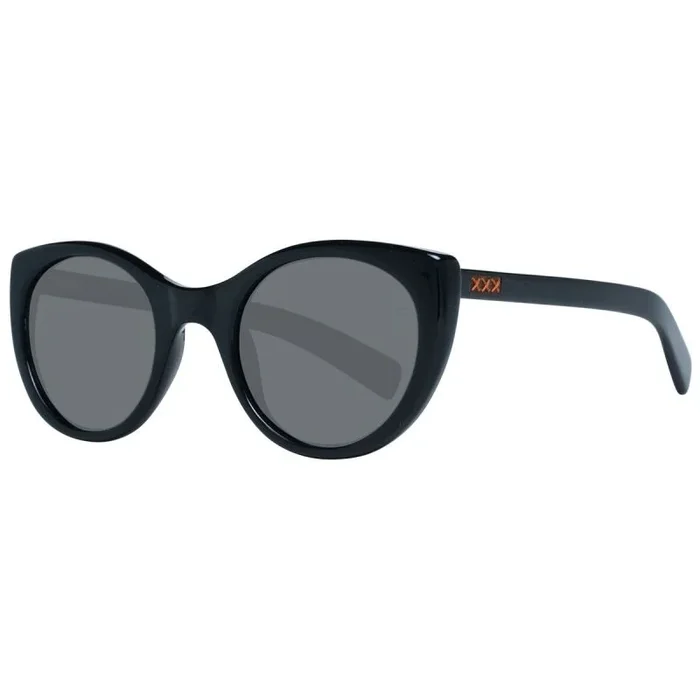 Ermenegildo Zegna ZC0009 Gafas de Sol, Negro (Negro LucidoFumo), 50.0 Unisex Adulto
