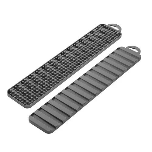 Escurreplatos reversible ‘gravity slim’ 40x8cm metaltex