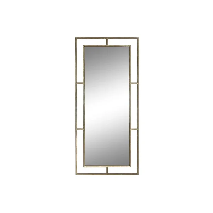 Espejo de pared home esprit dorado cristal hierro moderno 96 x 5 x 208 cm