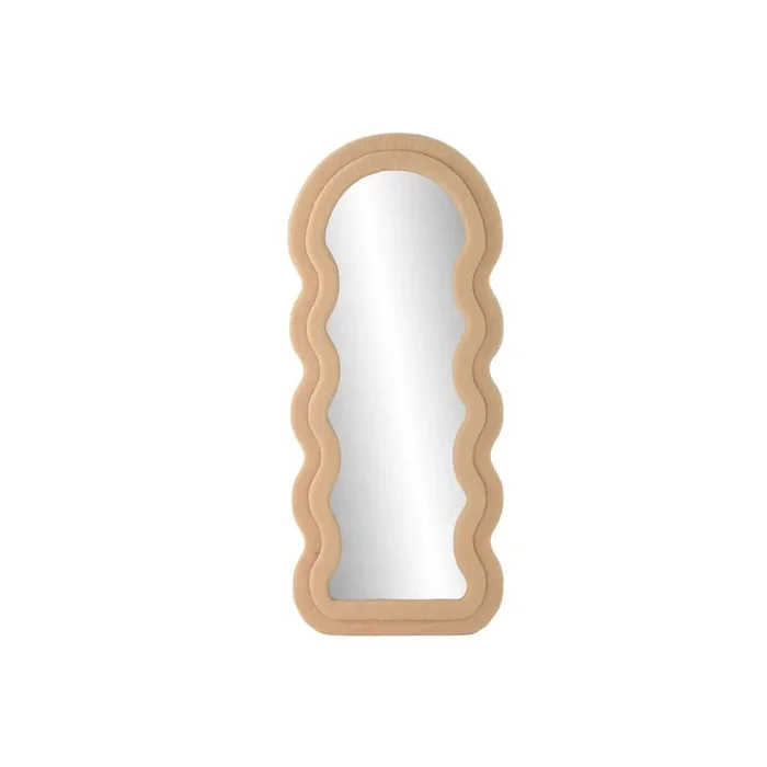 Espejo de Pared Home ESPRIT Marrón Ondas Terciopelo Scandi 75 X 4 X 177 cm – Marca: Home ESPRIT – EAN: 8424002156688