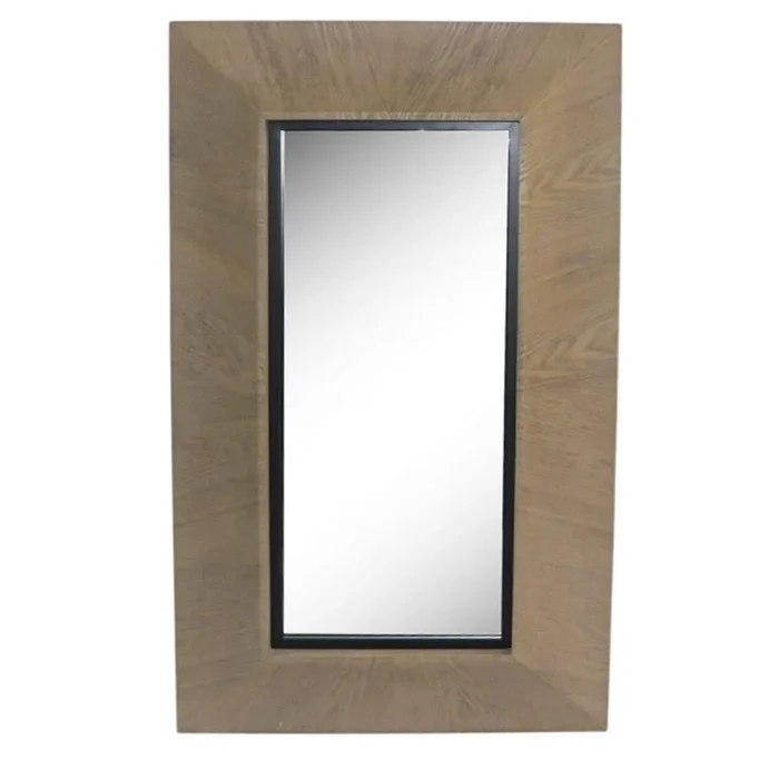 Espejo de pared home esprit sixties 100 x 7 x 60 cm