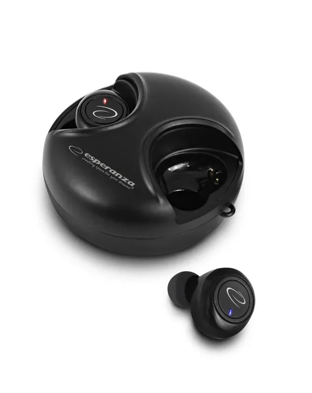 Esperanza EH228K auricular y casco Auriculares Inalámbrico Dentro de oído Llamadas/Música MicroUSB Bluetooth Negro