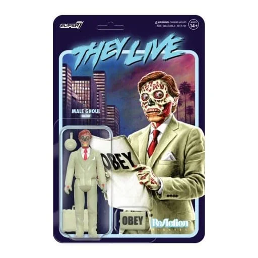 Están vivos figura reaction wave 02 male ghoul (glow) 10 cm