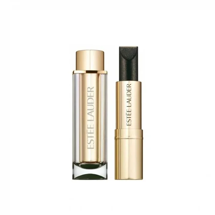 Estee lauder, pure color love, natural oils, long-lasting, cream lipstick, 180, black star, 3.5 g