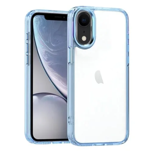 Estuche Acrílico para Teléfono iPhone Xr Alta Translucidez (Azul)
