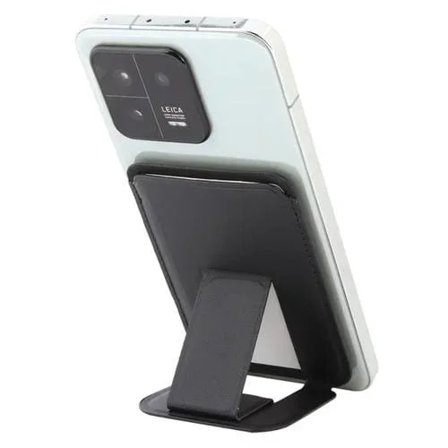 Estuche con Tarjetero Magnético Plegable Cuadrado Magsafe (Negro)