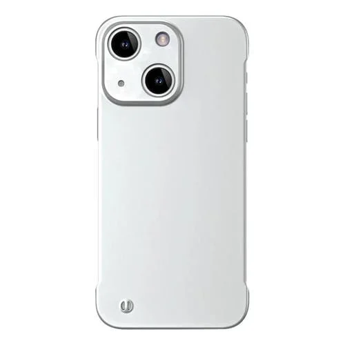 Estuche híbrido para iPhone 13 Mini con pintura metálica sin marco (Plata Espacial)