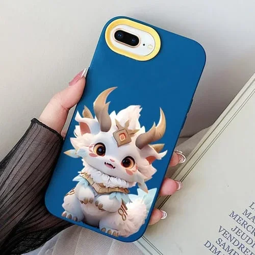 Estuche híbrido para iPhone 7 Plus/8 Plus Loong Baby PC TPU (Azul Real)