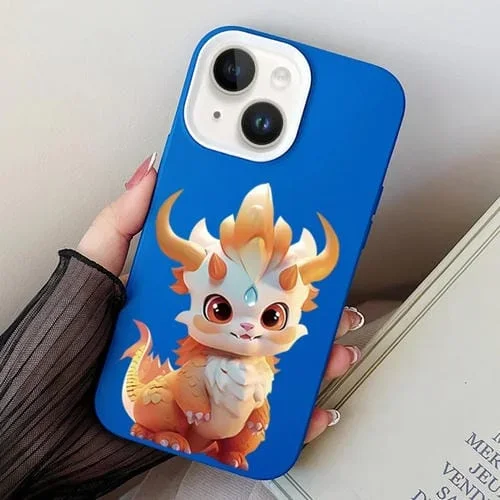 Estuche Híbrido para Teléfono Loong Baby iPhone 14 TPU (Azul)