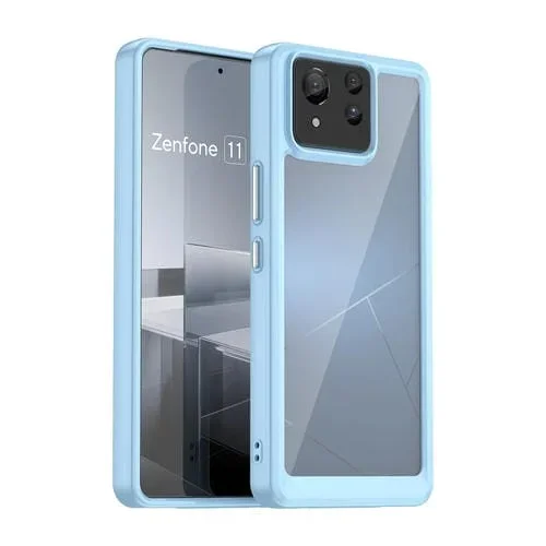 Estuche para Asus Zenfone 11 Ultra Colorful Series TPU Híbrido Acrílico (Azul)