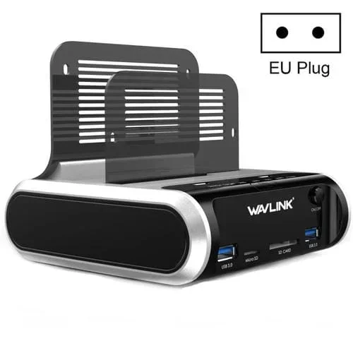 Estuche para Disco Duro Externo Wavlink St336A SSD HDD Clone Offline Sata USB 3.0 (Enchufe de la UE)