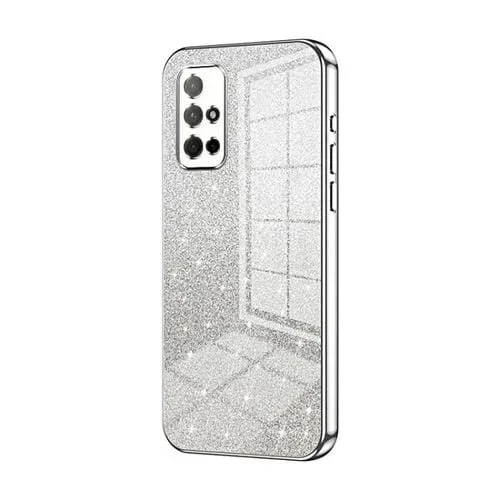 Estuche para Honor 30S Galvanizado con Polvo de Brillo Degradado (Plateado)