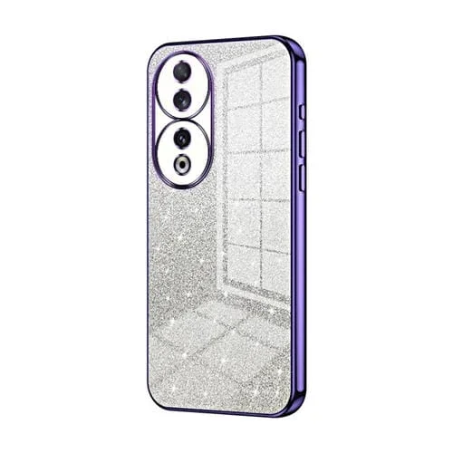 Estuche para Honor 90 Galvanizado con Polvo de Brillo Degradado (Púrpura)
