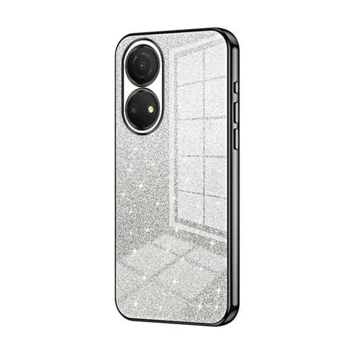 Estuche para Honor Play 30 Plus Galvanizado con Polvo de Brillo Degradado (Negro)