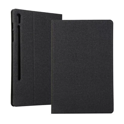 Estuche para Tablet Cuero Galaxy Tab S6 T860 Tapa Horizontal Soporte (Negro)