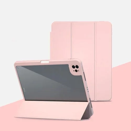 Estuche para Tableta iPad Pro 11 2022 / 2021 Cuero Dividido Magnético (Rosa Bebé)