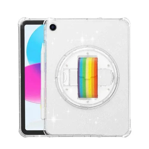 Estuche para Tableta Terminator para iPad 10.2 (2021 / 2020) y 10.5 a Prueba de Golpes con Correa (Transparente)