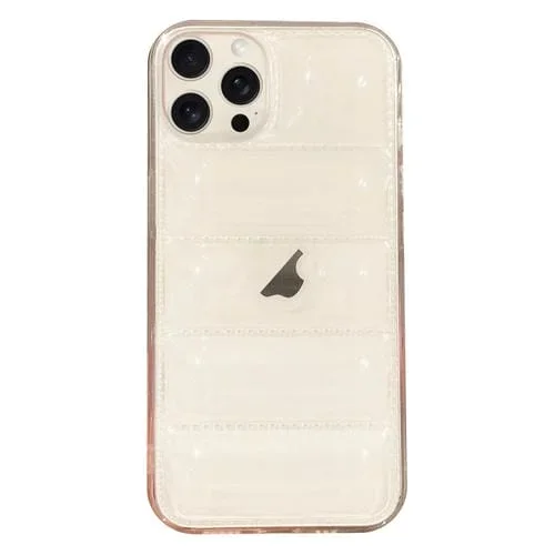 Estuche para Teléfono Eiderdown Airbag TPU para iPhone 15 Pro Max (Transparente)