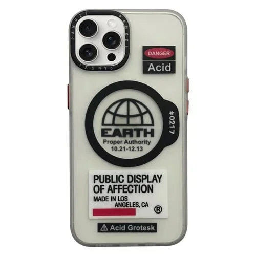 Estuche para teléfono iPhone 12 Pro Max Imd Magsafe Esmerilado de doble capa (Tierra)