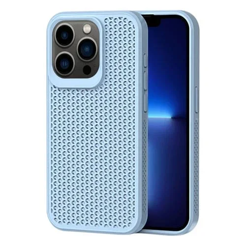Estuche para Teléfono iPhone 13 Pro con Disipación de Calor (Azul Cielo)