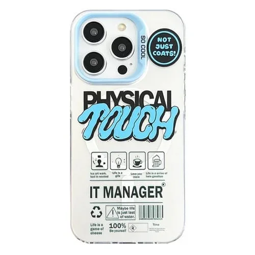 Estuche para Teléfono iPhone 14 Pro Magsafe Esmerilado Doble Cara con Etiqueta (Blanco)