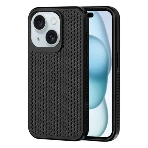 Estuche para Teléfono iPhone 15 Plus con Disipación de Calor (Negro)