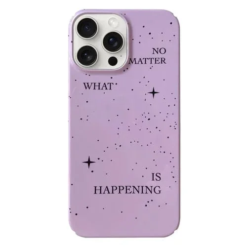 Estuche para Teléfono iPhone 15 Pro Max PC con Patrón Pintado Tinta Salpicada