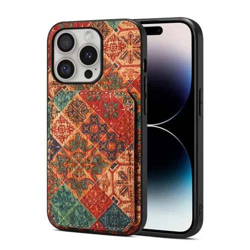 Estuche para Teléfono iPhone 16 Pro Max con Ranura para Tarjeta Dual (Azul Invierno)
