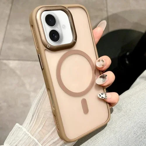 Estuche para Teléfono Magsafe iPhone 16 Plus a Prueba de Golpes y Disipación de Calor (Dorado del Desierto)