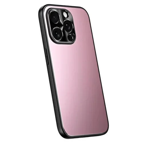 Estuche para Teléfono R-Just RJ-61 para iPhone 15 Pro TPU + PC Esmerilado con Galvanoplastia (Rosa)