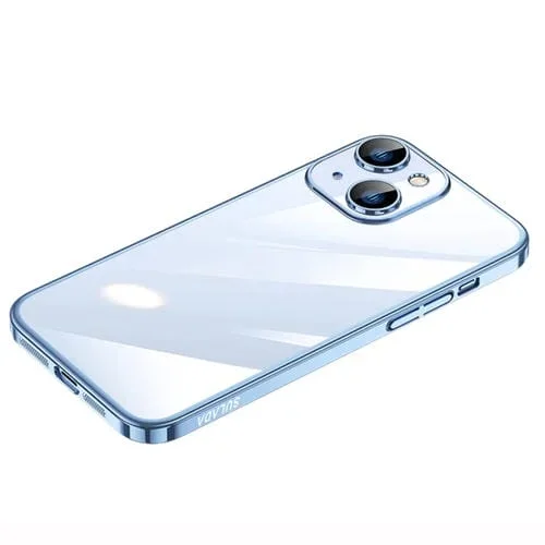 Estuche para Teléfono Sulada Hard PC para iPhone 14 a Prueba de Golpes (Sierra Blue)