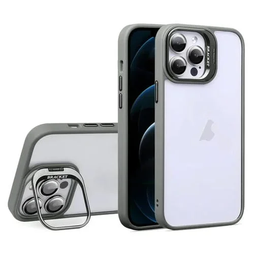 Estuche para Teléfono U1 iPhone 12 Pro Max a Prueba de Golpes Acrílico TPU (Gris)