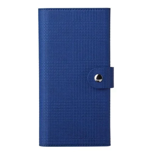 Estuche para Teléfono Vili Gha Series iPhone 14 Plus con Tapa Horizontal Atracción Cuero Magsafe Rfid (Azul)