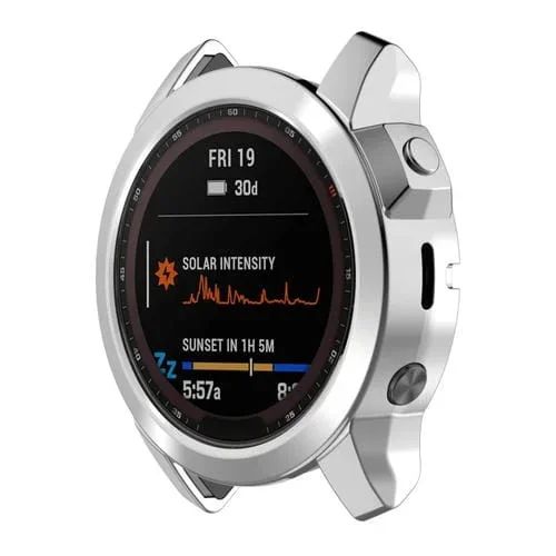 Estuche Protector Garmin Fenix 7X Pro Half Package TPU Galvanizado (Astilla)