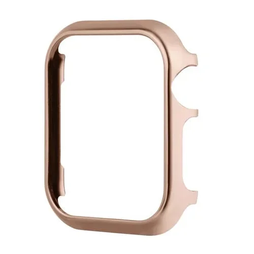 Estuche Protector para Apple Watch Series 8 y 7 con Espejo Hueco de 45mm (Oro Rosa)