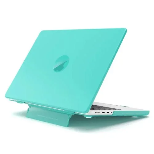Estuche Protector para Computadora Portátil MacBook Air 13 A1932/A2179/A2337 Translúcido Esmerilado (Verde Menta)