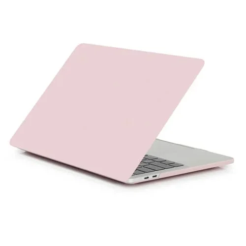Estuche Protector para Computadora Portátil MacBook Pro 15.4 A1990 (2018) Estilo Esmerilado (Rosa Claro)