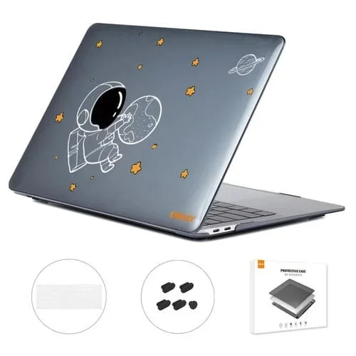 Estuche protector para MacBook Pro 13.3 A1708 Enkay Hat-Prince 3 en 1 Spaceman Pattern con Película de teclado TPU y tapones antipolvo (EE.UU)