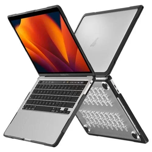 Estuche Protector para MacBook Pro 13.3 A2338 Translúcido para Computadora Portátil (Transparente)
