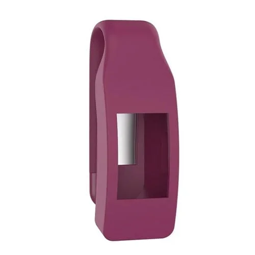 Estuche Protector Silicona con Clip para Fitbit Inspire / Inspire Hr / Ace 2 (Rojo Vino)